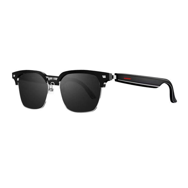 Black Technology Translation Smart Wireless Bluetooth Headset Myopia Glasses Anti-Blue Light Voice Call IOS Android Universal