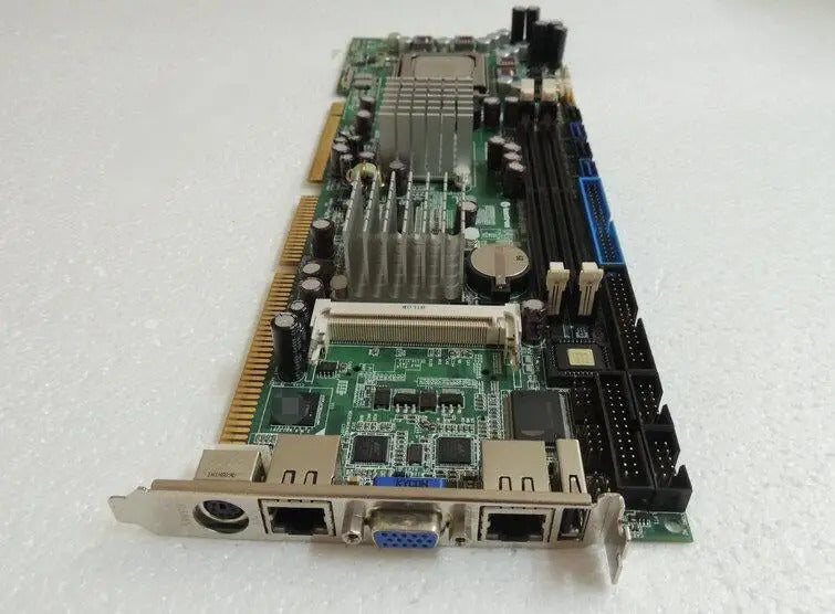 PCI-759 100% OK Original Embedded IPC Board Full-size CPU Card ISA Industrial Mainboard PICMG 1.0 with CPU RAM 2*LAN