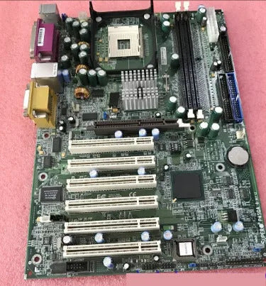 P4SGA+ REV:1.2 100% OK Original IPC Motherboard ATX Industrial BoardMainboard 6*PCI With CPU RAM