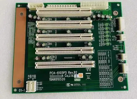 PCA-6105P5 Rev.B2 Embedded IPC Industrial Backplane Board PICMG 1.0 BUS Expansion 5*PCI Slot