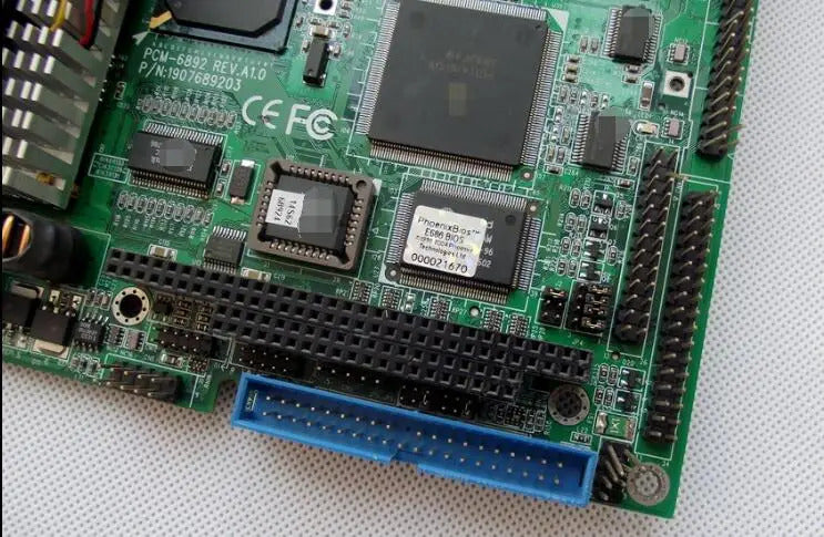PCM-6892 A1.0 100% OK Original Motherboard Fanless 5.25" Industrial Mainboard PC/104 SBC PCI Slot PC104 with CPU RAM