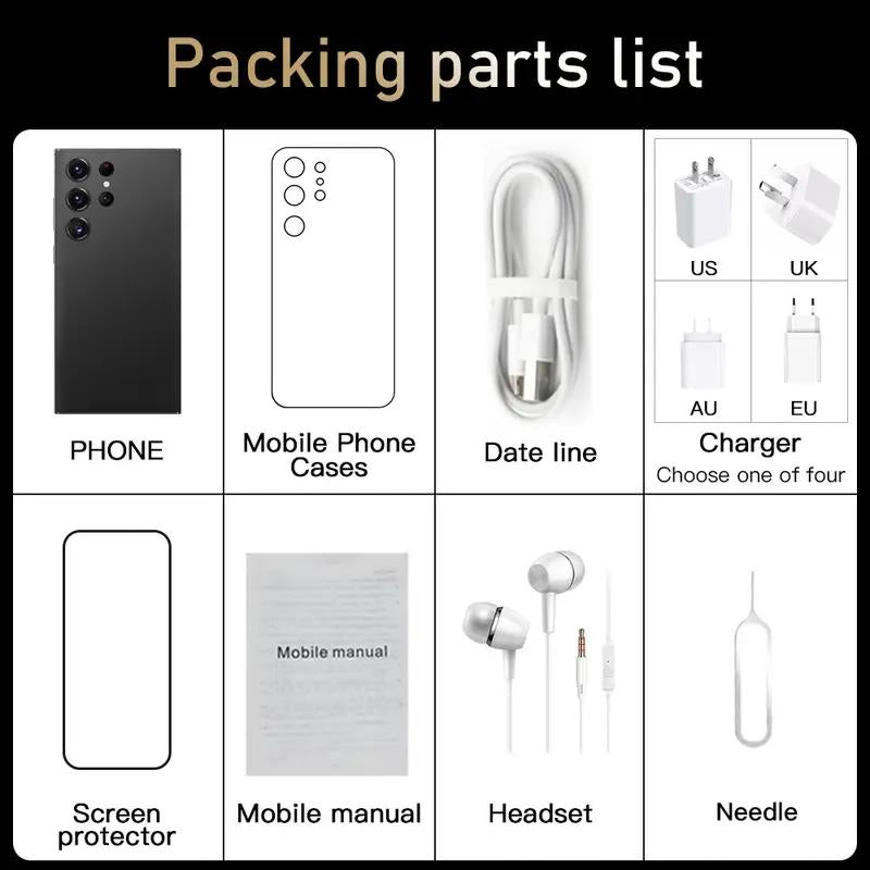 2025 US version C37 phone, Android 15system, 8GB+256GB memory, 6.8-inch HD+display screen, 6800mAh battery, facial recognition unlock, GPS, holiday birthday gifts,,S Pen, compatible with AT&T TMobile, Verizon, Metro by T-Mobile