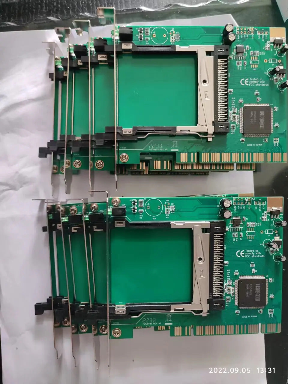 PCI to PCMCIA P2CB485 New PCI-PCMCIA PC Card ATA P2 A2 Card SRAM card Reader supports 16/32bit CARDBUS functioRicoh R5C485 Chip