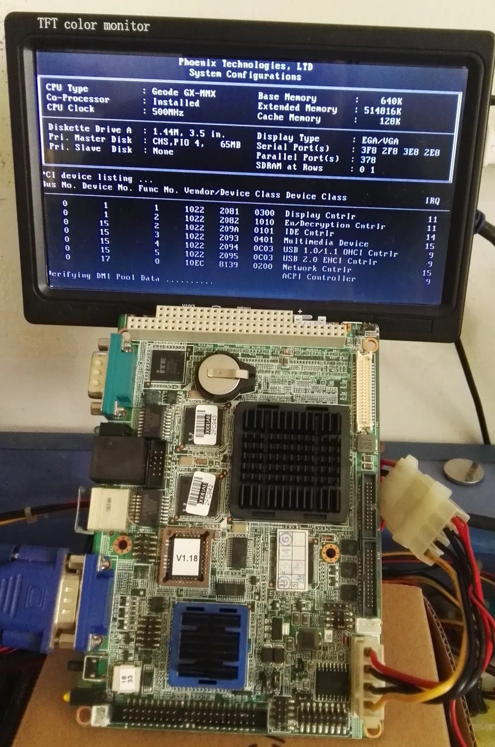 PCM-9375 100%OK Original Embedded 3.5" IPC Mainboard PC/104 Industrial motherboard PCM-9375F with RAM  2*Ethernet