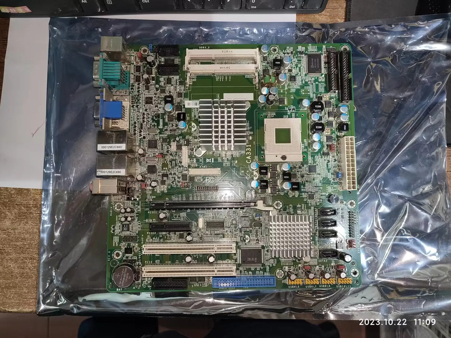 CA331 100% OK Original Embedded IPC Mainboard Industrial Motherboard 2*PCI 4*COM IDE