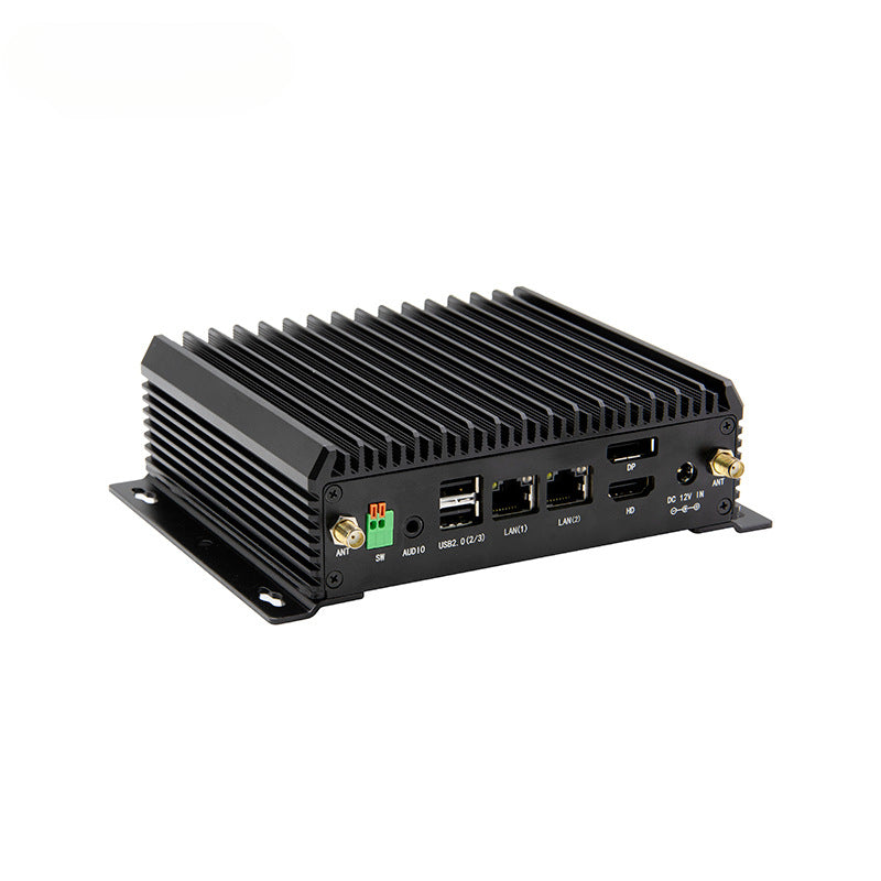 ADSYNCTEK  C2120E-C2 Dual Network 2 Serial Port Fanless Industrial Control Machine Wifi6 Wall-Mounted 8 Generation Mini Industrial Control Host