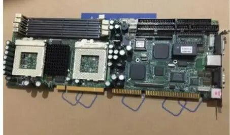 PEAK6320A 100% OK Original Embedded IPC Board Full-size CPU Card ISA Industrial Mainboard PICMG 1.0 with CPU RAM 1*LAN