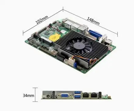 i7-6500U 3.5 inch Motherboard 3.5" SBC IPC Mainboard industrial with SKylake Dual Core DC-12V 6xCOM 2 x i211 LAN
