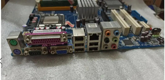 ERX-Q35 100% OK Original IPC motherboard Q35 Micro ATX Mainboard With VGA 2*PCI VGA LPT Slot CPU Industrial Board