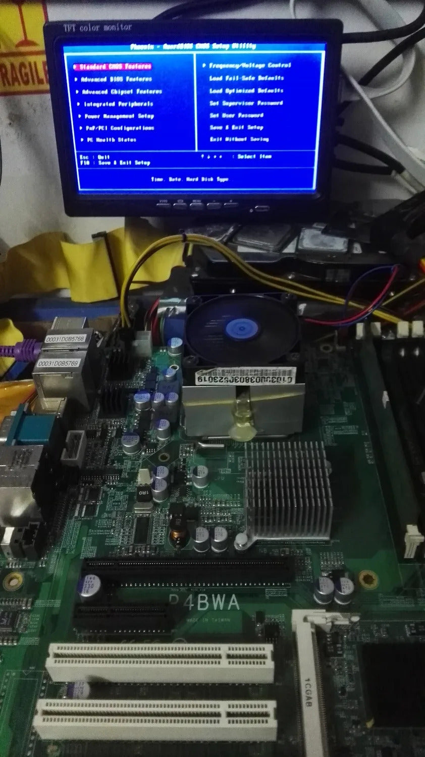 P4BWA 100% OK Original IPC Mainboard Q965 Chipset ATX Industrial Motherboard 4*PCI 2*ISA 5 x RS232 & 1 x RS422/485 With CPU RAM