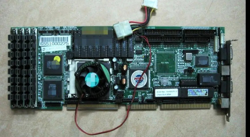 PEAK 510/510S KJ01900 100% OK Original Embedded IPC Board Full-size CPU Card ISA Industrial Mainboard PICMG 1.0 with CPU RAM