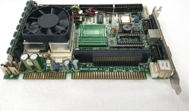 ROCKY-518HV V4.1 100% OK Original IPC Board  ISA Slot Industrial motherboard Half-Size CPU Card PICMG1.0 With CPU RAM