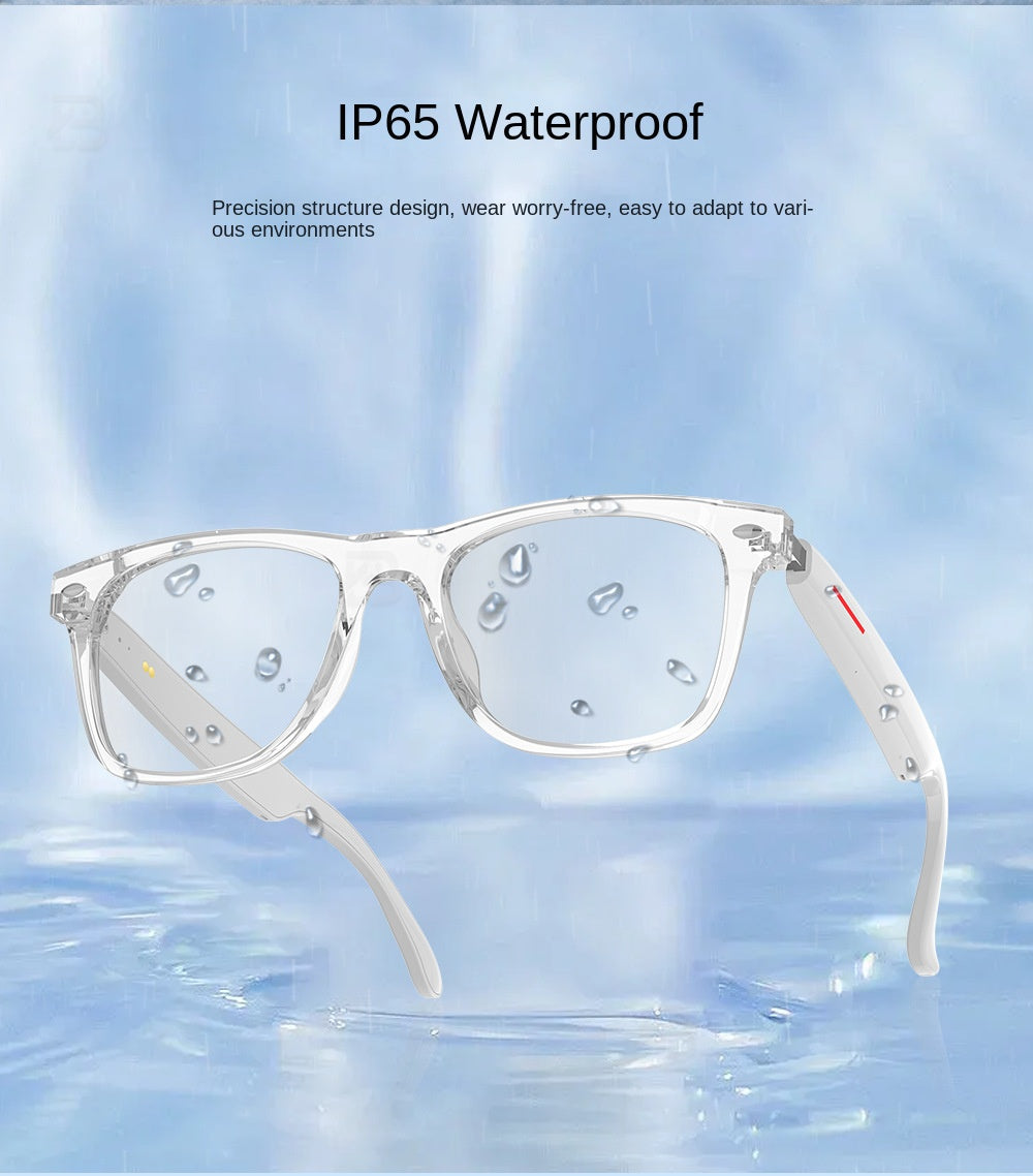 Black Technology Translation Smart Wireless Bluetooth Headset Myopia Glasses Anti-Blue Light Voice Call IOS Android Universal