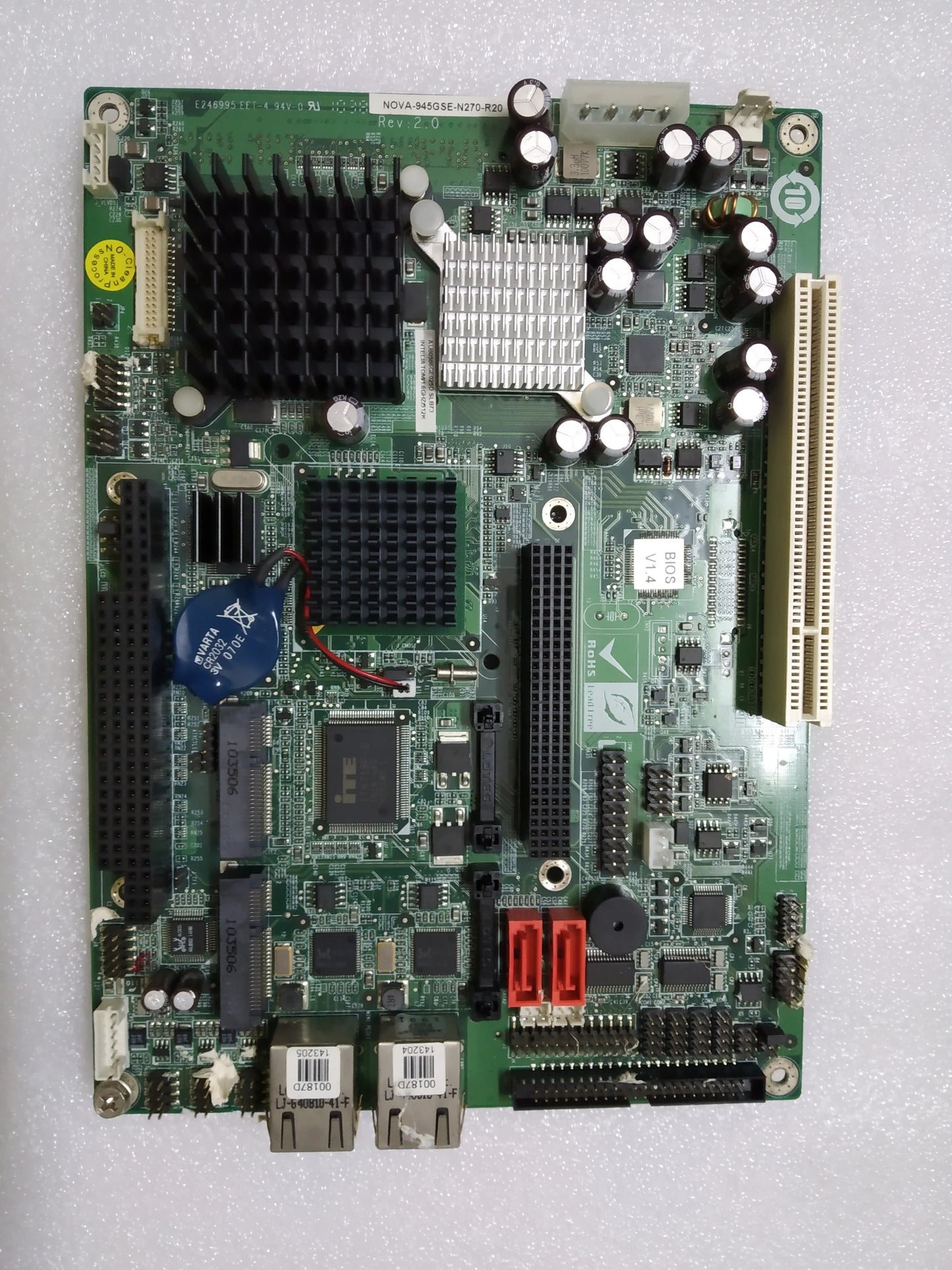 NOVA-945GSE-N270 REV:2.0 100% OK Original IPC Board Motherboard Embedded Industrial Mainboard PC/104+ with C{U RAM