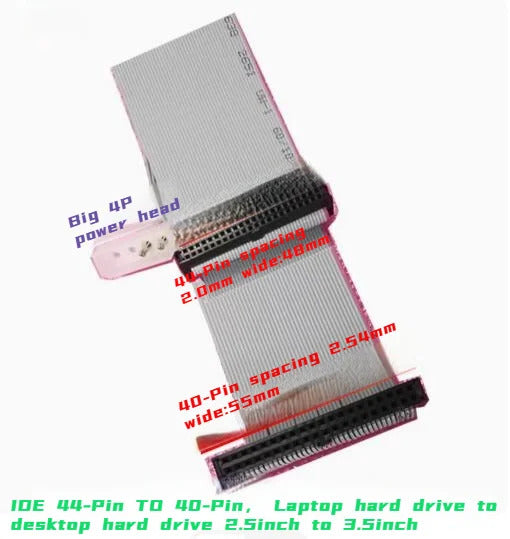 Floppy drive FDC 34Pin IDE Hard Disk 39Pin 40Pin 44Pin HDD Cable 44Pin to 40Pin Cable 2.5inch to 3.5inch HDD Data Cable