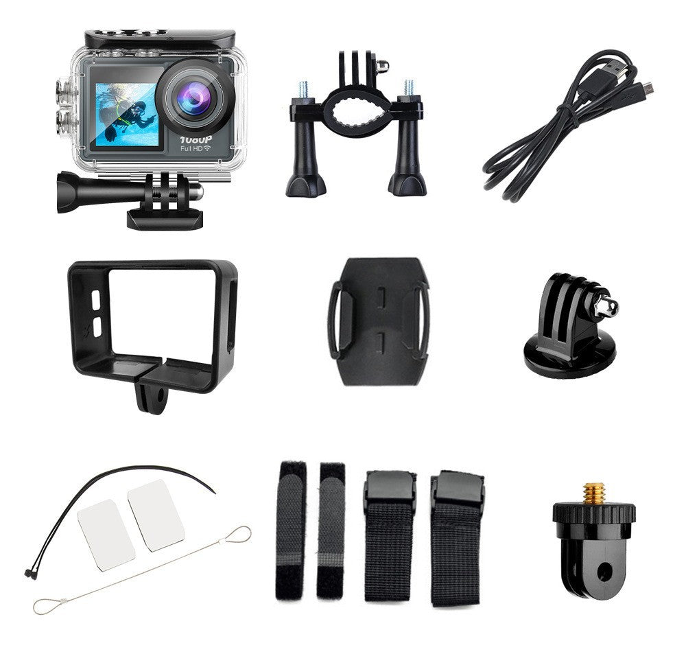 Action Camera Cross-border HD Action Camera Outdoor shooting camera source factory customizable