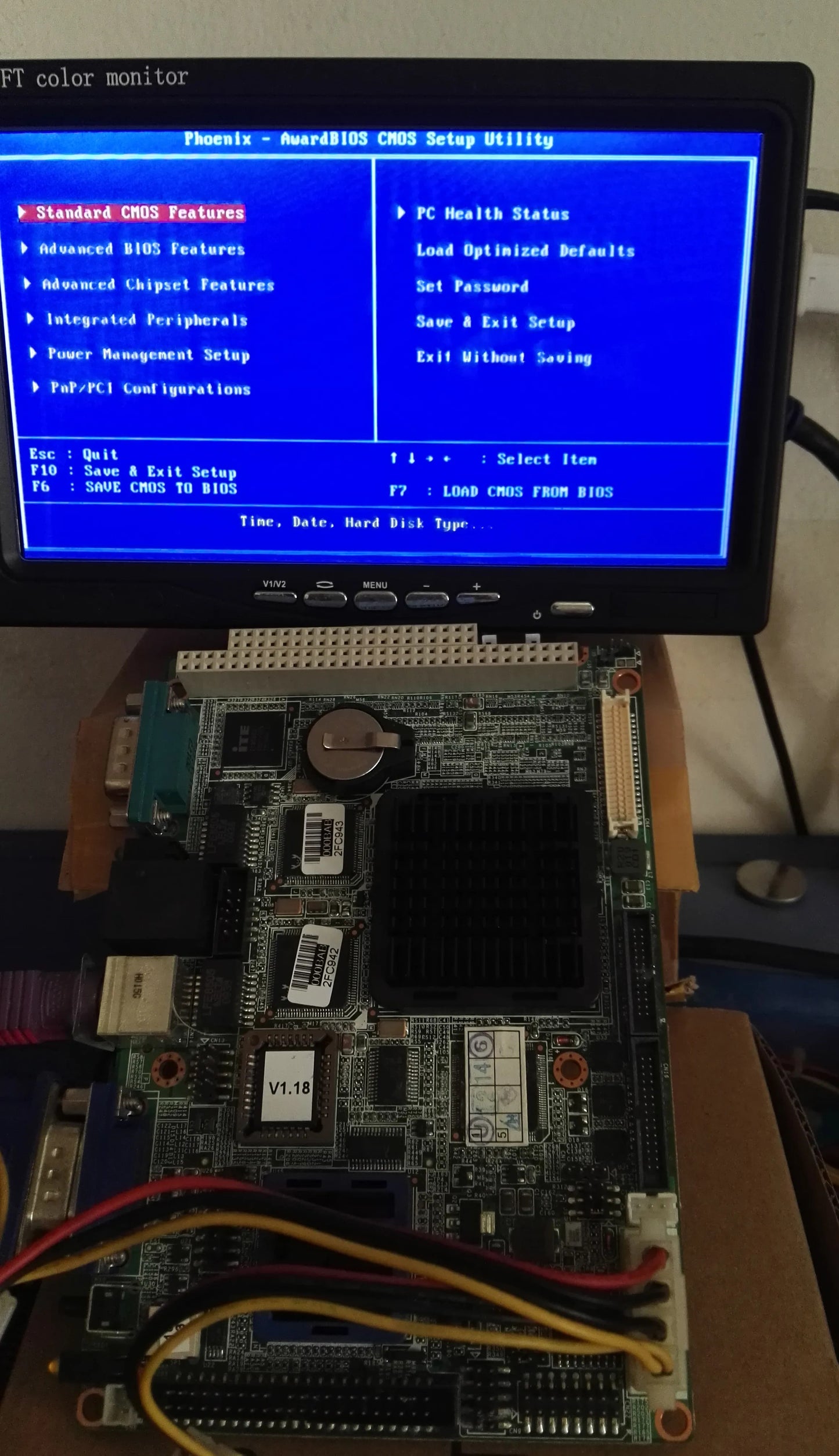 PCM-9375 100%OK Original Embedded 3.5" IPC Mainboard PC/104 Industrial motherboard PCM-9375F with RAM  2*Ethernet