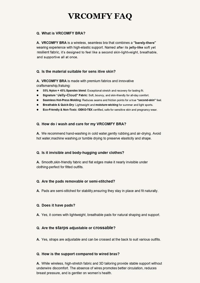 VRCOMFY Jelly Wireless Womens Comfortable Wireless Bras Push Up Bralettes Seamless Tshirts Bras Deep V Everyday Bras