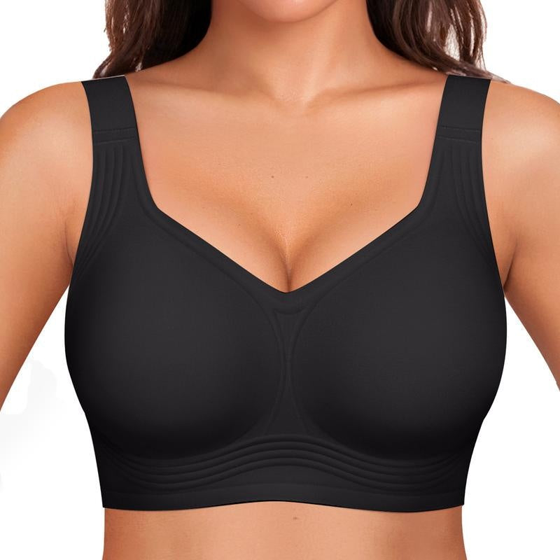 Women Wirefree Bras for Women Full Coverage No Underwire Everyday Bras Comfortable Wireless Padded Bras