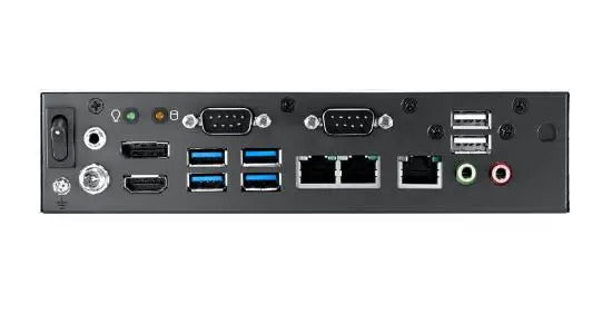 EPC-T4286 Embedded Industrial Computer Mini Industrial PC 8/9th CPU 1U Size with 6COM 6USB 3LAN DC-12V DDR4 DP M.2