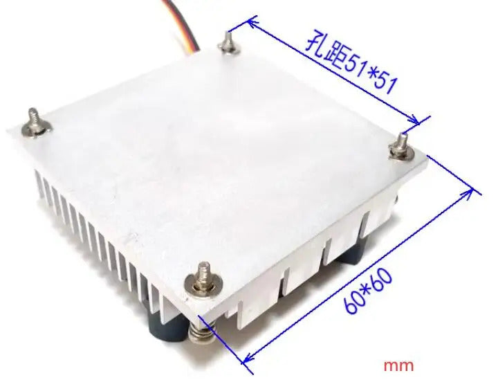 PGA946 PGA947 PGA988 PGA989 mobile i3 i5 CPU cooler FAN thickness 23mm hole spacing 51mm 1U Box