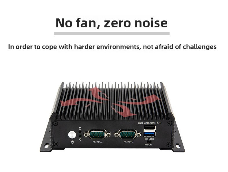 ADSYNCTEK  C2120E-C2 Dual Network 2 Serial Port Fanless Industrial Control Machine Wifi6 Wall-Mounted 8 Generation Mini Industrial Control Host