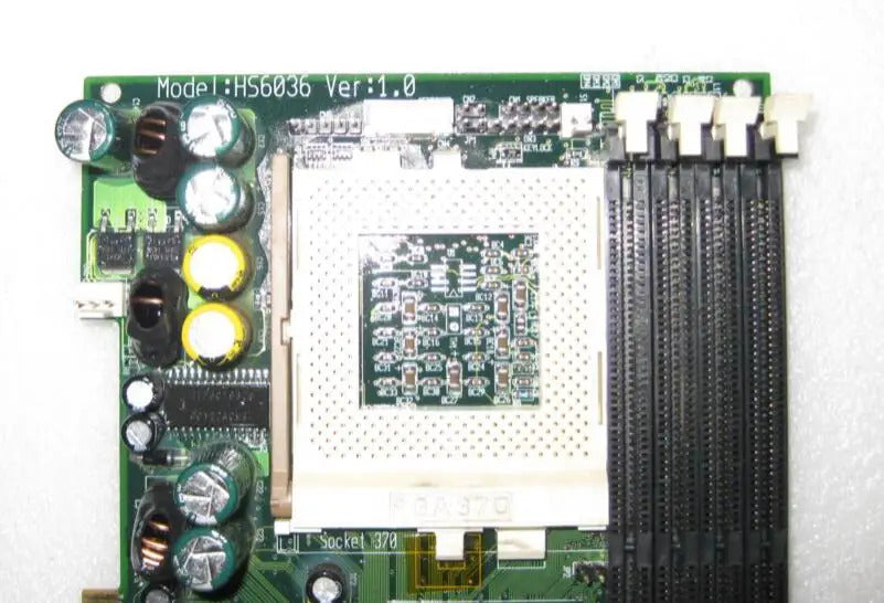 HS6036 Ver:1.0 100% OK IPC Board  Full-size CPU Card ISA PCI Industrial Embedded Mainboard PICMG 1.0 With CPU RAM