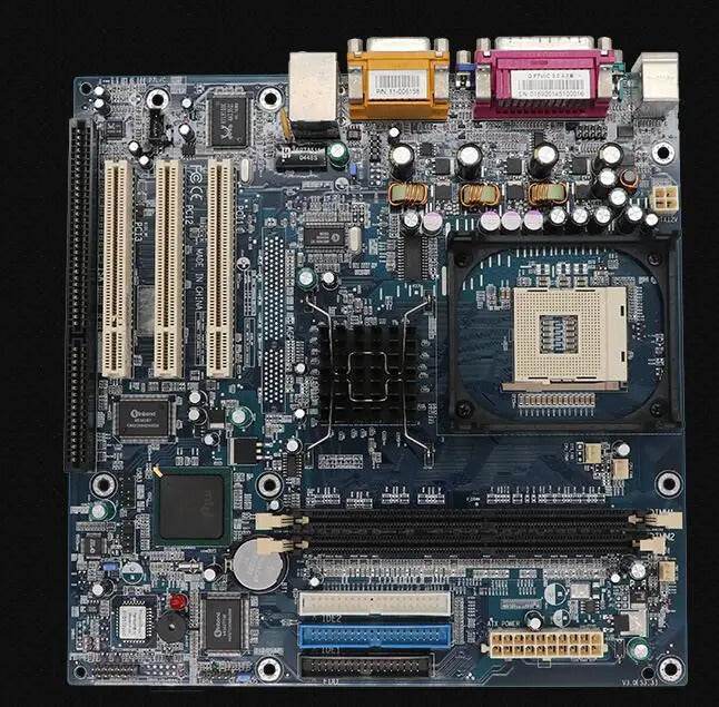 P7LI-A I845GL 100% OK Original IPC motherboard 845 ISA Mainboard With VGA 3*PCI VGA LPT 1*ISA Slot CPU Industrial Board