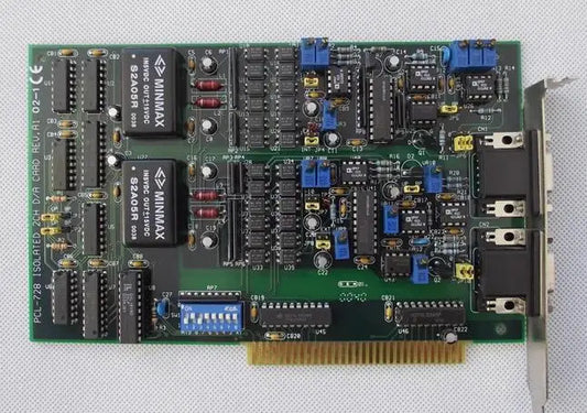 PCL-728  A1 12-bit, 2-ch Isolated Analog Output ISA Card