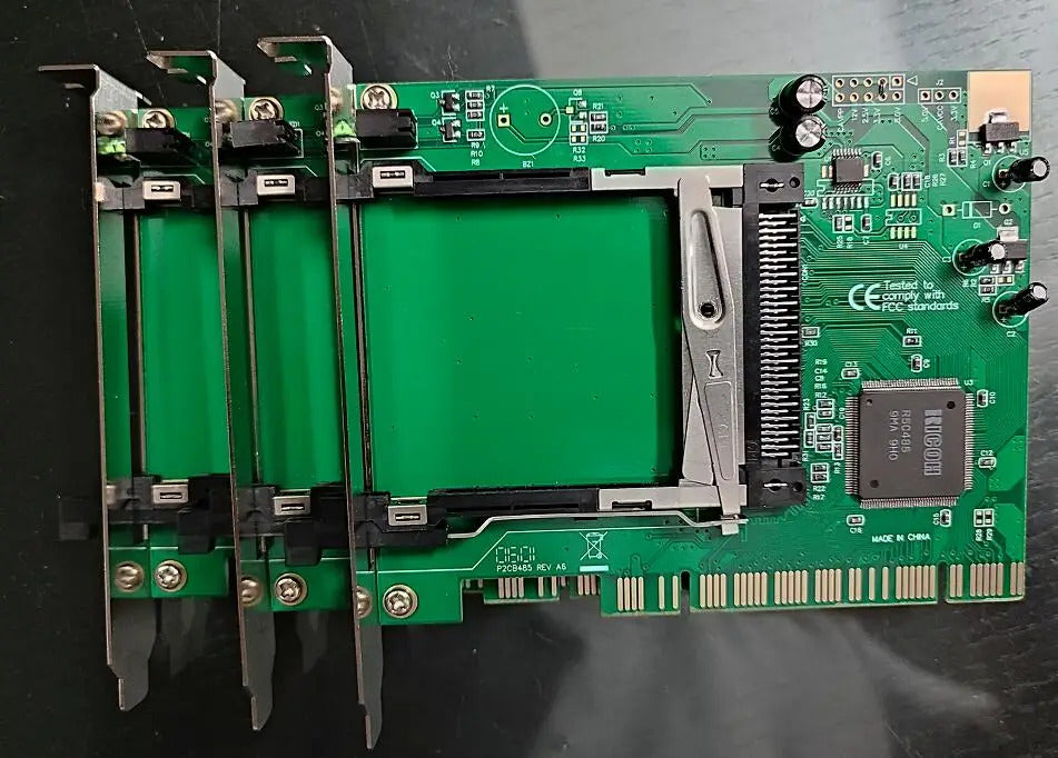 PCI to PCMCIA P2CB485 New PCI-PCMCIA PC Card ATA P2 A2 Card SRAM card Reader supports 16/32bit CARDBUS functioRicoh R5C485 Chip