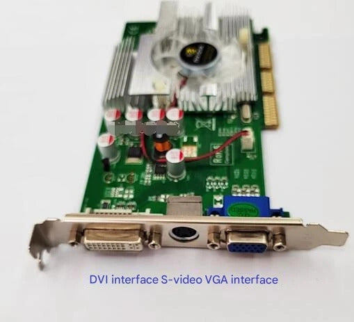 FX5500 AGP Graphic card DDR 256M 8X Compatible 4X 8X AGP Graphics card New AGP Video Card with CRT DVI S-Video