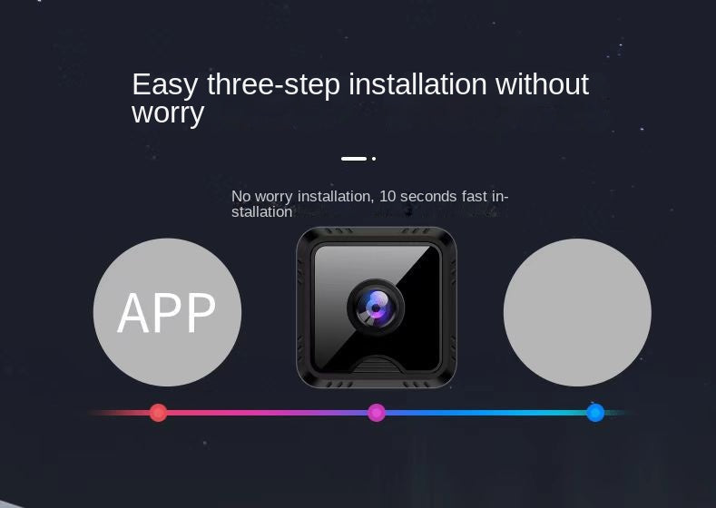 HD Small Square Camera Wireless Remote Network Intelligent Monitoring Camera Home Security WiFi Video Recorder