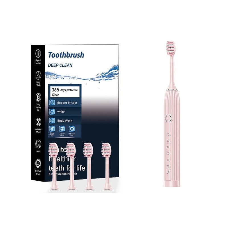USB Rechargeable Full Body Waterproof Toothbrush DuPont Hair Toothbrush Adult Sonic Magnetic Suspension Electric Toothbrush