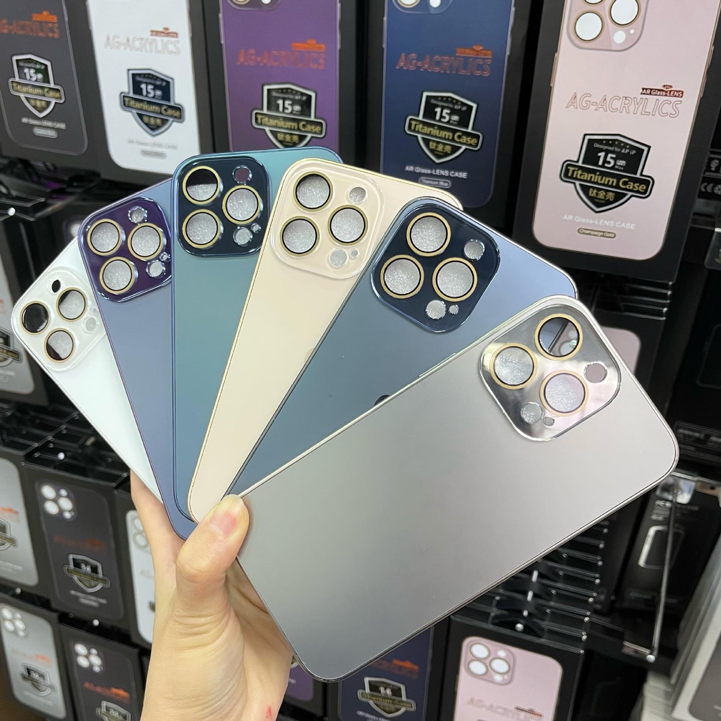 Compatible with iPhone 15 14 13 12 Pro Max Plus Original Titanium Phone Case Apple 14 Pro Max Metal Texture 13 Matte Anti-drop Protective Cover