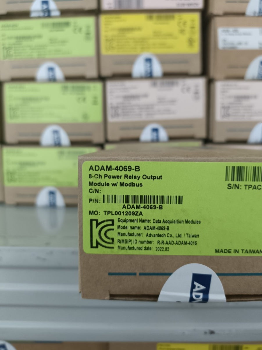 ADAM-4069-AE/B 8 Channel Power Relay Output Module Alarm System Automation Control