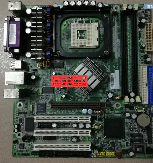 G4S306-C 100% OK Original Embedded IPC Mainboard ATX Industrial Motherboard with RAM PGA478 CPU  2*PCI 2*COM 1*LAN