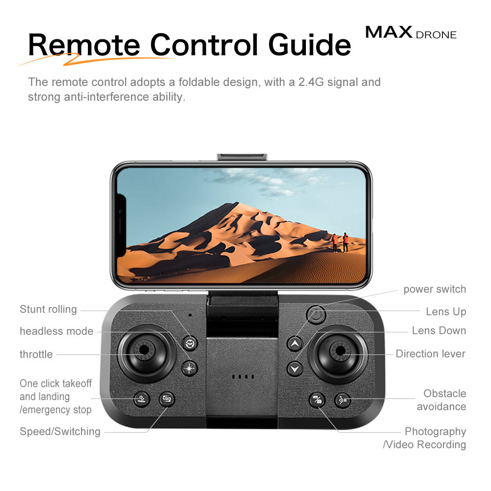 Cross-Border GT5Drone HD Aerial Photography Electric Lens Quadcopter Obstacle Avoidance Brushless Remote Control Aircraft Drone