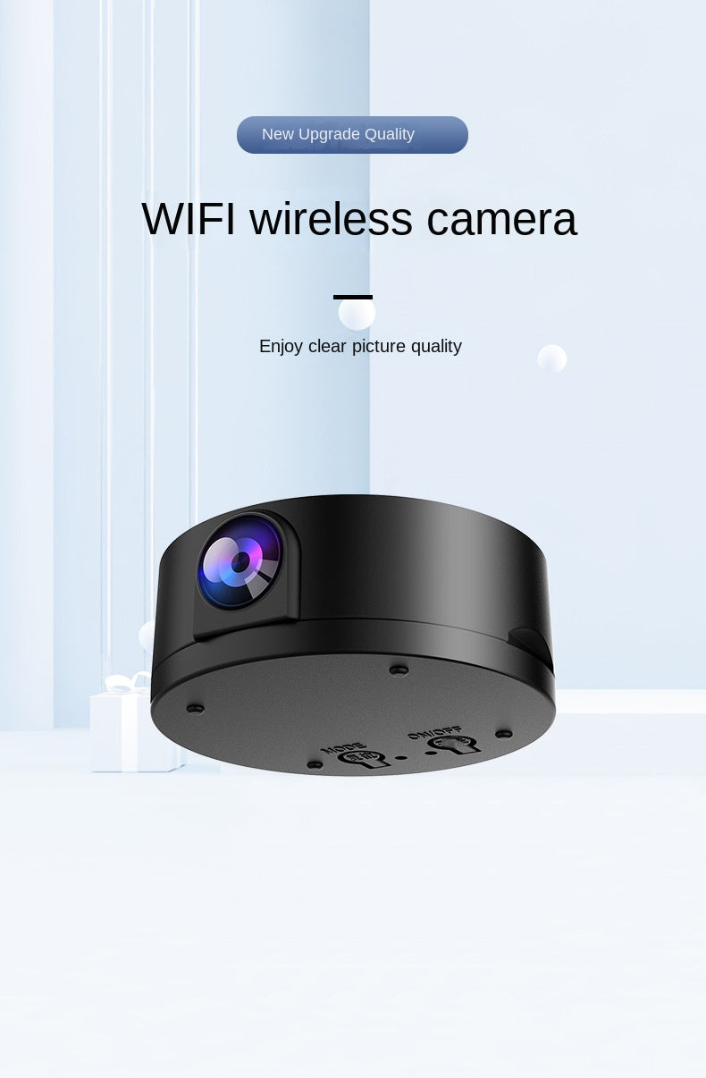Wireless Smart Surveillance Camera for Home Use, Connectable to Mobile Phone, Remote Monitor, No Blind Spots, High-Definition Night Vision Camera