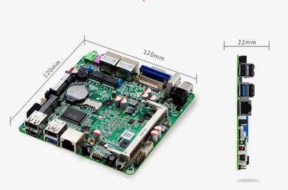 J1900 N2805 NANO Motherboard SBC IPC Mainboard industrial with Celeron Quad Core DC-12V Optional 2xGbE LAN  VGA 1-COM