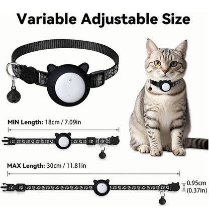 iOS Dedicated Pet Locator Collar Global Tracker Compatible with Apple Find My Locator Cat Collar