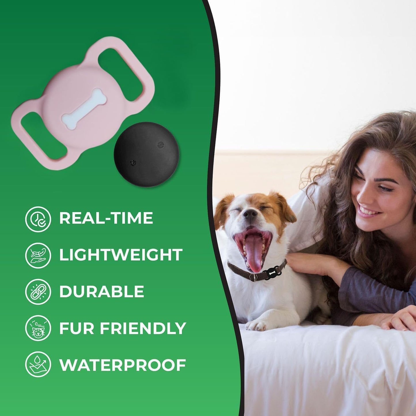Cross-border Pet Tracker Applicable Apple Find My Designed iOS Anti-lost Device Waterproof Bone Protective Case