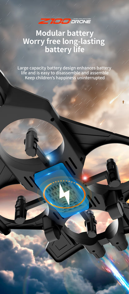 Cross-Border Z100Fighter Four-Channel Suspension Four-Axis Drone Altitude Hold Roll Stunt Gyro Light Aircraft Low Price
