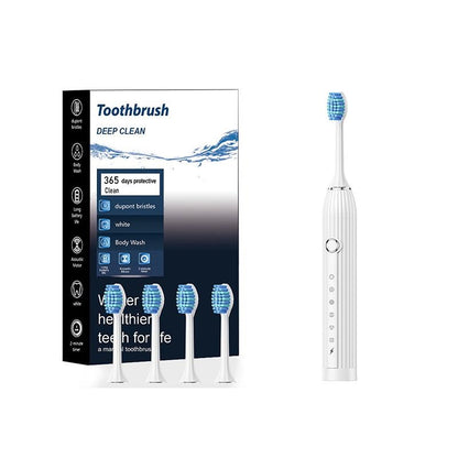 USB Rechargeable Full Body Waterproof Toothbrush DuPont Hair Toothbrush Adult Sonic Magnetic Suspension Electric Toothbrush