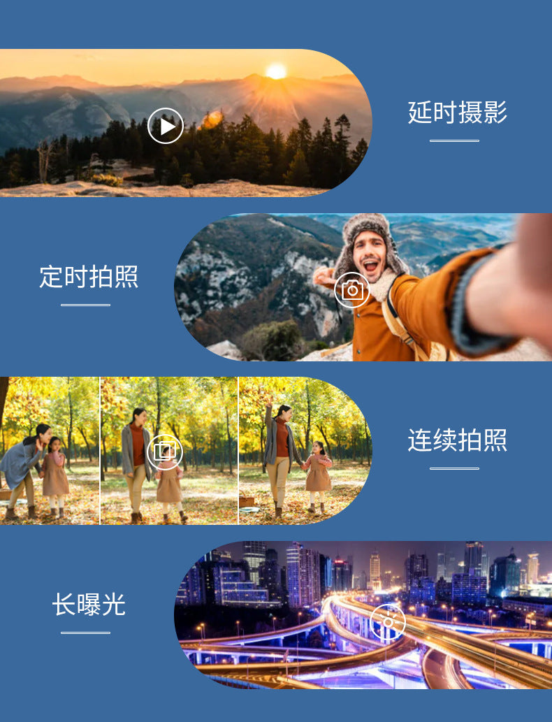 Thumb Action Camera Outdoor Cycling Recorder Action Camera1080p Long Battery Life Phone WIFI Interconnection