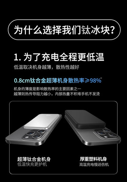 New MagSafe External Battery Fast Charging Magnetic Wireless Power Bank Ultra-Thin5Thousand/11000mAh Power Bank