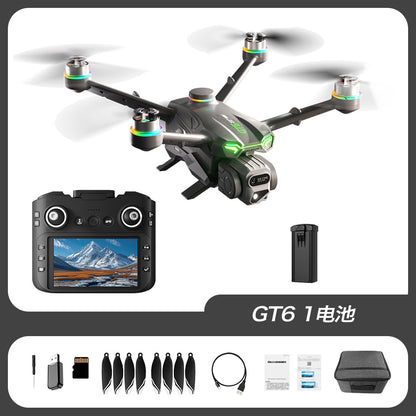 Cross-Border GT6Drone remote control with screen brushless motor HD aerial photography GPS Intelligent Positioning Remote Control Drone