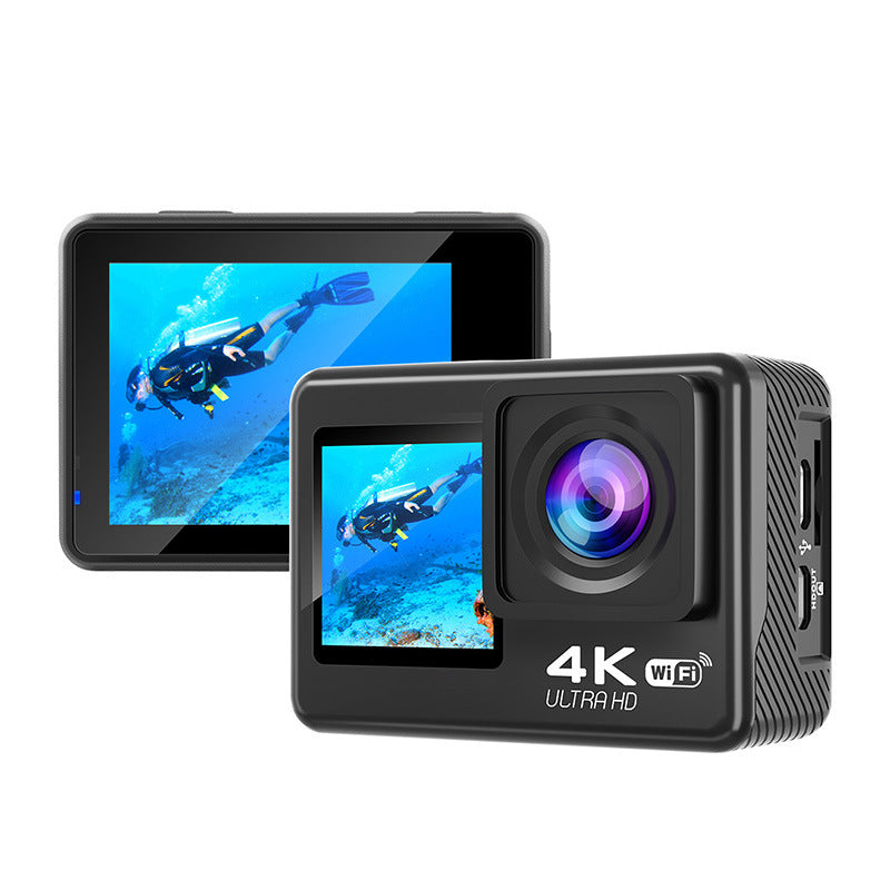 Cross-border Action Camera  Anti-Shake Touch Dual Screen wifi Camera  Sports DV Camera Source Factory