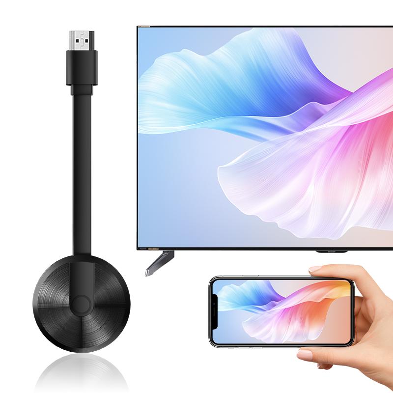 ZIHNIC Wireless Screen Projector HD TV Monitor Portable Mobile Phone Connection TV Monitor HD Wireless 5G 4K Horizontal and Vertical Screen Connector