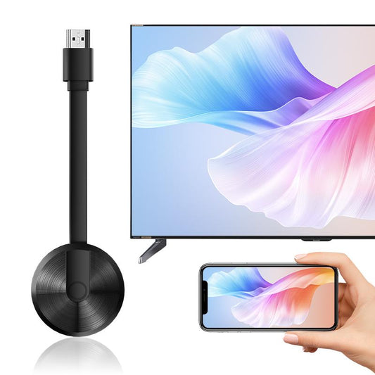 ZIHNIC Wireless Screen Projector HD TV Monitor Portable Mobile Phone Connection TV Monitor HD Wireless 5G 4K Horizontal and Vertical Screen Connector