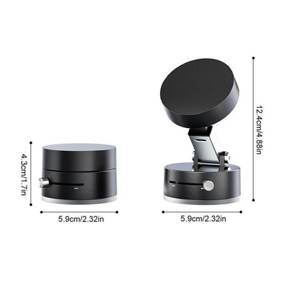 Vacuum Magnetic Phone Holder, Portable Foldable Car Phone Holder, Multifunctional Phone Stand for Car, Home, Office, Phone Accessories, Folding